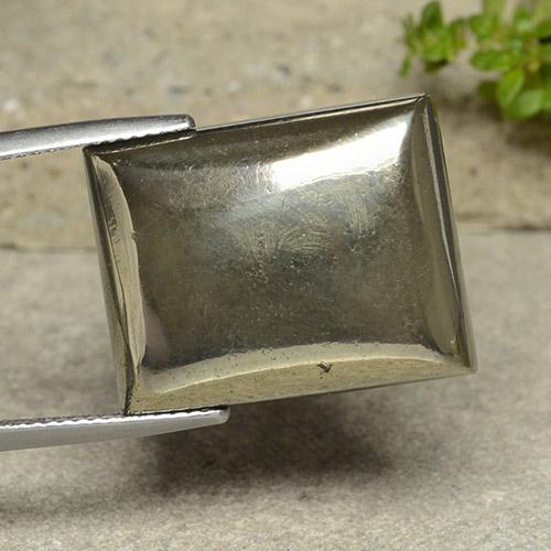 38.25캐럿 천연 금 황철석, 바게트, 불투명체