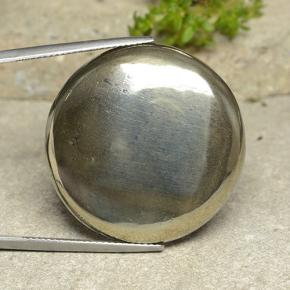 62.09캐럿 천연 금 황철석, 라운드 컷, 불투명체