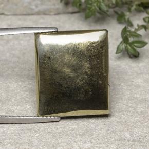 19.42캐럿 천연 금 황철석, 바게트, 불투명체