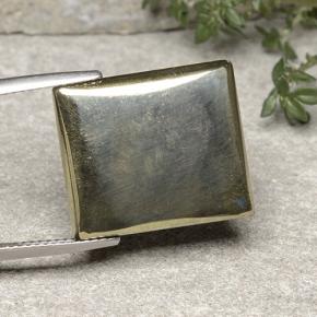 19.42캐럿 천연 금 황철석, 바게트, 불투명체