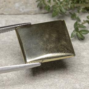 19.42캐럿 천연 금 황철석, 바게트, 불투명체