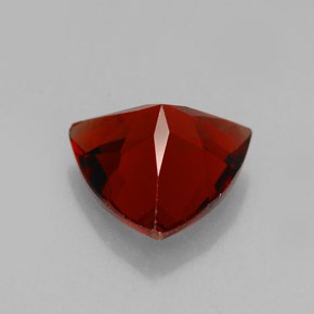 1.83캐럿 천연 딥 레드 파이로프 가넷, 트릴리언, 8.2×7.9 mm, VS