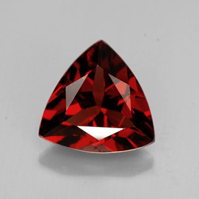 1.79캐럿 천연 레드 파이로프 가넷, 트릴리언, 8×7.9 mm, VS