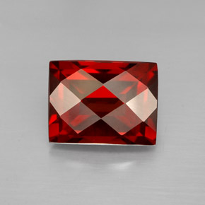 3.31캐럿 천연 레드 파이로프 가넷, 바게트, 9.3×7.2 mm, VVS-VS