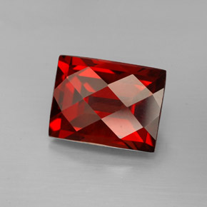 3.31캐럿 천연 레드 파이로프 가넷, 바게트, 9.3×7.2 mm, VVS-VS