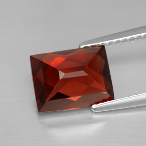 3.31캐럿 천연 레드 파이로프 가넷, 바게트, 9.3×7.2 mm, VVS-VS