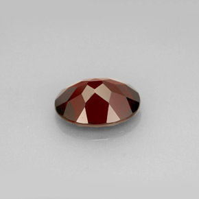 2.98캐럿 천연 딥 레드 파이로프 가넷, 타원형 컷, 10.1×8.1 mm, VS