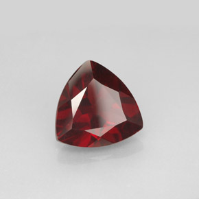 3.55캐럿 천연 레드 파이로프 가넷, 트릴리언, 10×10 mm, VS