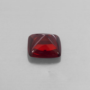 2.17캐럿 천연 레드 파이로프 가넷, 투명한, 7.6×7.5 mm, 투명/반투명