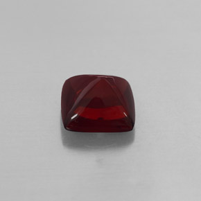 2.40캐럿 천연 레드 파이로프 가넷, 투명한, 7.4×7.3 mm, 투명/반투명