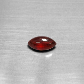 1.39캐럿 천연 레드 파이로프 가넷, 투명한, 8.7×4.9 mm, 투명/반투명