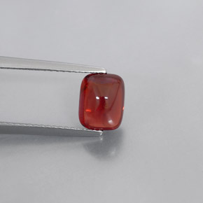 2.60캐럿 천연 레드 파이로프 가넷, 투명한, 8×6.3 mm, 투명/반투명