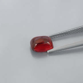 2.60캐럿 천연 레드 파이로프 가넷, 투명한, 8×6.3 mm, 투명/반투명