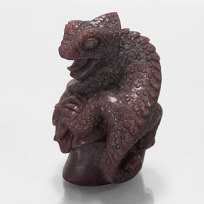 139.75캐럿 천연 딥 레드 파이로프 가넷, 멋진 모양, 36.9×25.5 mm, 불투명체