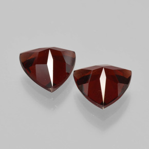 캐럿 천연 레드 파이로프 가넷 보석, 트릴리언, 8.1×8 mm, VS
