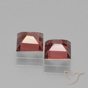 1.60캐럿 천연 딥 레드 파이로프 석류석 보석, 정사각형, VVS-VS