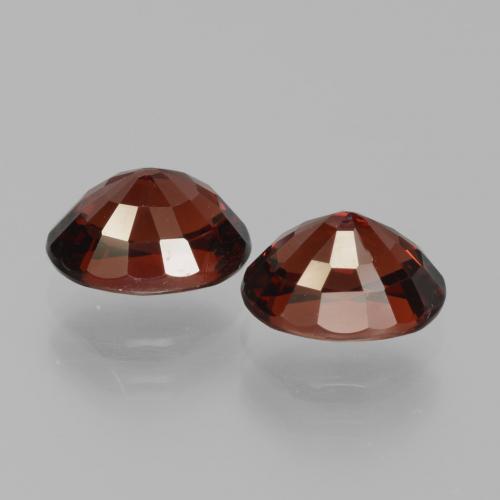 3.76캐럿 천연 다크 레드 파이로프 가넷 보석, 타원형 컷, 8×6 mm, VVS-VS