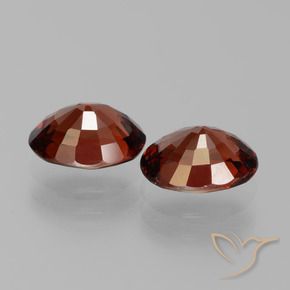 3.13캐럿 천연 다크 레드 파이로프 가넷 보석, 타원형 컷, 8×6.1 mm, VVS-VS