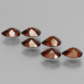 5.67캐럿 천연 밝은 빨간색 파이로프 가넷 보석, 배 모양, VS