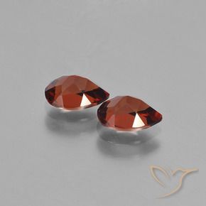 1.78캐럿 천연 다크 레드 파이로프 석류석 보석, 배 모양, VVS-VS