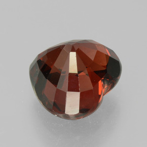 2.00캐럿 천연 레드 파이로프 가넷, 하트 모양, 6.9×7.8 mm, VS