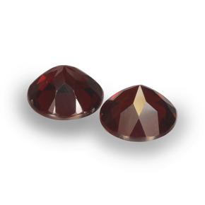 캐럿 천연 레드 파이로프 가넷 보석, 라운드 컷, 6.12 mm, VVS-VS