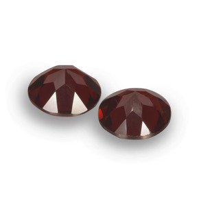 1.96캐럿 천연 딥 블러드 레드 파이로프 가넷 보석, 라운드 컷, 6.17 mm, VVS-VS