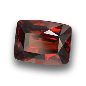 3.22캐럿 천연 레드 파이로프 가넷, 쿠션 컷, 9.1×7 mm, VVS-VS