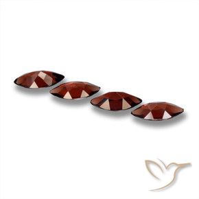 7.10캐럿 천연 딥 레드 파이로프 석류석 보석, 보석, VVS-VS