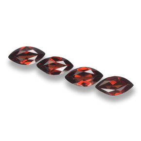 7.21캐럿 천연 딥 블러드 레드 파이로프 가넷 보석, 마퀴즈, 12×6 mm, VVS