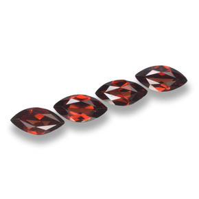 7.21캐럿 천연 딥 블러드 레드 파이로프 가넷 보석, 마퀴즈, 12×6 mm, VVS