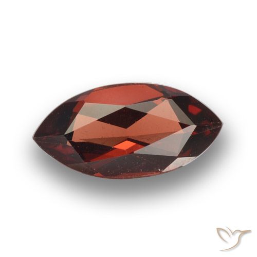 1.89ct 자연스러운 메를로 레드 파이로프 석류석, 보석, VVS-VS