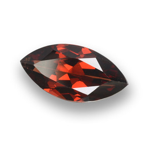 2.10캐럿 천연 레드 파이로프 가넷, 마퀴즈, 12.2×6.1 mm, VVS-VS