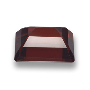 3.38캐럿 천연 레드 파이로프 가넷, 에메랄드 컷, 9.1×7 mm, VVS