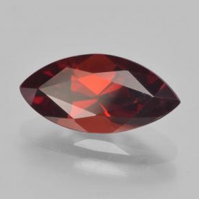 2.06캐럿 천연 딥 블러드 레드 파이로프 가넷, 마퀴즈, 12.1×5.9 mm, VVS-VS