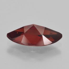 2.06캐럿 천연 딥 블러드 레드 파이로프 가넷, 마퀴즈, 12.1×5.9 mm, VVS-VS