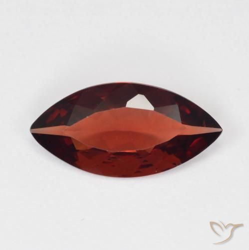 1.35ct 자연스러운 상그리아 레드 파이로프 석류석, 보석, VVS