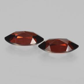 4.48캐럿 천연 딥 레드 파이로프 가넷 보석, 마퀴즈, 12.1×6 mm, VVS-VS