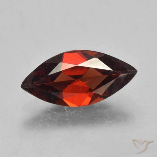 1.76ct 자연스러운 다크 레드 파이로프 석류석, 보석, VVS-VS