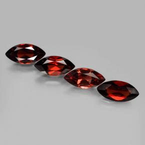 8.00캐럿 천연 다크 레드 파이로프 가넷 보석, 마퀴즈, 12.1×6 mm, VVS-VS