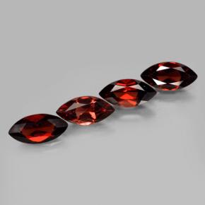 8.00캐럿 천연 다크 레드 파이로프 가넷 보석, 마퀴즈, 12.1×6 mm, VVS-VS