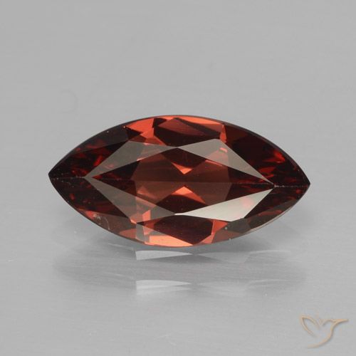 1.80ct 자연스러운 다크 레드 파이로프 석류석, 보석, VVS-VS