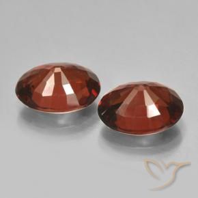 3.09캐럿 천연 딥 블러드 레드 파이로프 가넷 보석, 타원형 컷, 7.8×5.8 mm, VVS-VS
