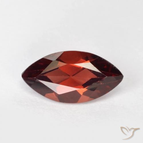 1.36ct 자연스러운 다크 레드 파이로프 석류석, 보석, VVS-VS