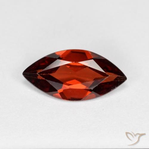 1.07ct 자연스러운 메를로 레드 파이로프 석류석, 보석, VVS-VS