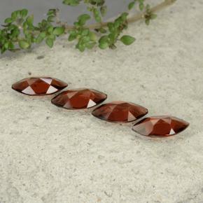 4.30캐럿 천연 딥 레드 파이로프 가넷 보석, 마퀴즈, VS