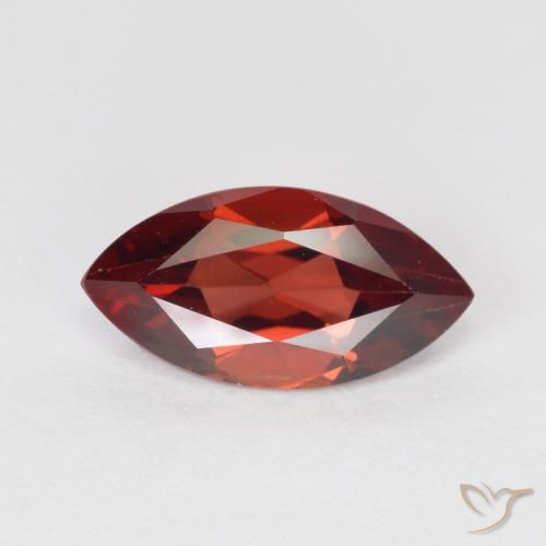 1.32ct 자연스러운 다크 레드 파이로프 석류석, 보석, VVS-VS