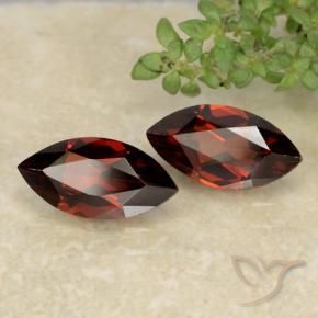 2.44캐럿 천연 다크 레드 파이로프 가넷 보석, 마퀴즈, 10×5.2 mm, VVS-VS