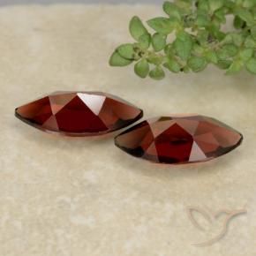 2.44캐럿 천연 다크 레드 파이로프 가넷 보석, 마퀴즈, 10×5.2 mm, VVS-VS