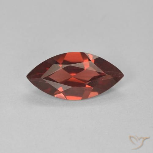 1.07ct 자연스러운 딥 레드 파이로프 석류석, 보석, VVS-VS